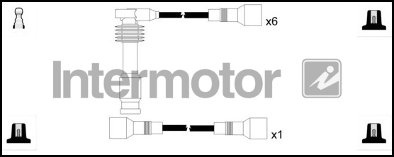 Kit de câbles d'allumage INTERMOTOR 73490