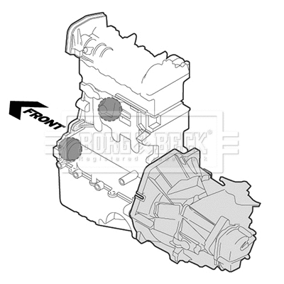 Support moteur BORG & BECK BEM3976