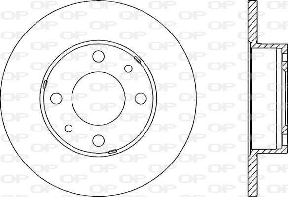 Disque de frein OPEN PARTS BDA1131.10