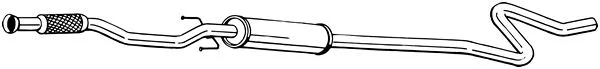 Silencieux central BOSAL 291-041