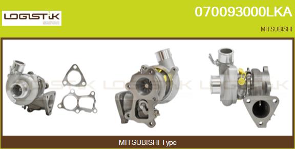 Turbocompresseur, suralimentation LGK 070093000LKA