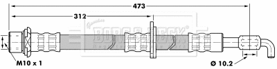 Flexible de frein BORG & BECK BBH7221