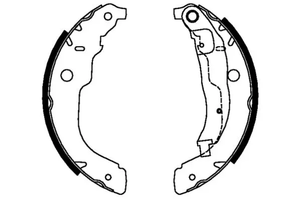 Jeu de mâchoires de frein E.T.F. 09-0661