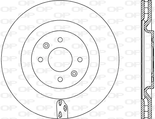 Disque de frein OPEN PARTS BDA2769.20