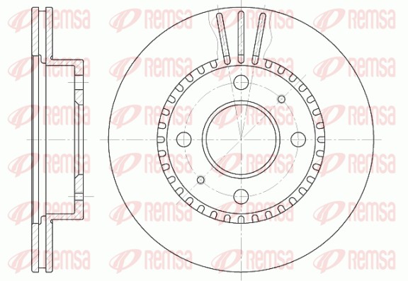 Disque de frein REMSA 6423.10