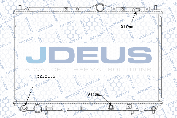 Radiateur, refroidissement du moteur JDEUS M-0310491