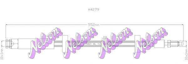 Flexible de frein KAWE H4279