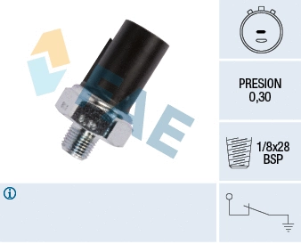 Indicateur de pression d'huile FAE 12990