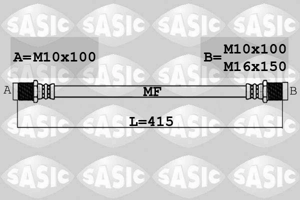 Flexible de frein SASIC 6606234