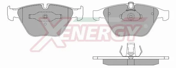 Kit de plaquettes de frein, frein à disque AP XENERGY X40919