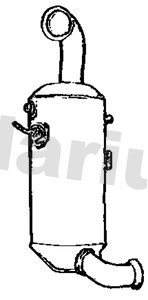 Filtre à particules / à suie, échappement KLARIUS 390955