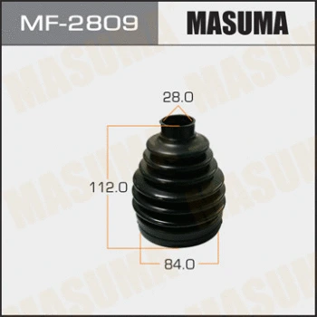 Jeu de joints-soufflets, arbre de commande MASUMA MF-2809