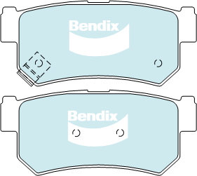 Kit de plaquettes de frein, frein à disque BENDIX-SEA DB1814 GCT