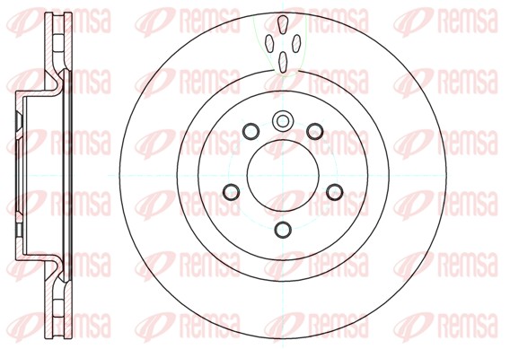 Disque de frein REMSA 61149.10