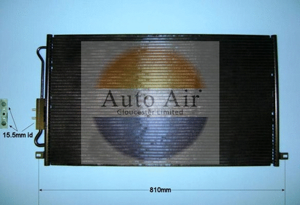 Condenseur, climatisation AUTO AIR GLOUCESTER 16-1047A