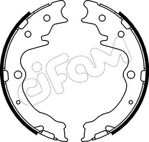 Jeu de mâchoires de frein, frein de stationnement CIFAM 153-228