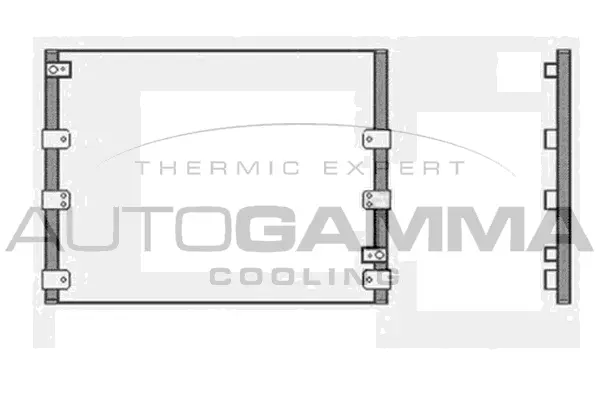 Condenseur, climatisation AUTOGAMMA 104001