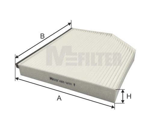 Filtre, air de l'habitacle MFILTER K 9070