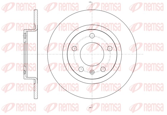 Disque de frein REMSA 61469.00