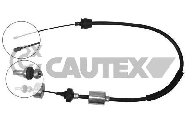 Tirette à câble, commande d'embrayage CAUTEX 028444