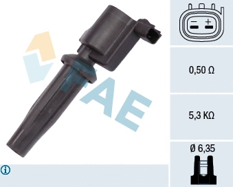 Bobine d'allumage FAE 80231