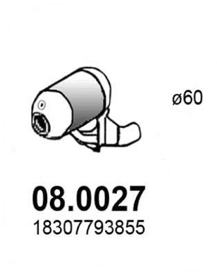 Catalyseur ASSO 08.0027