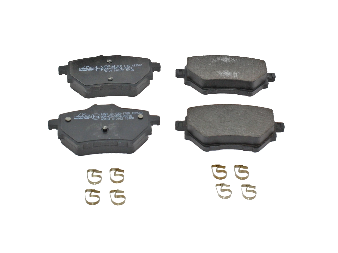 Kit de plaquettes de frein, frein à disque A.Z. Meisterteile AZMT-44-022-1780