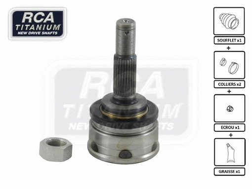 Jeu de joints, arbre de transmission RCA FRANCE NI29