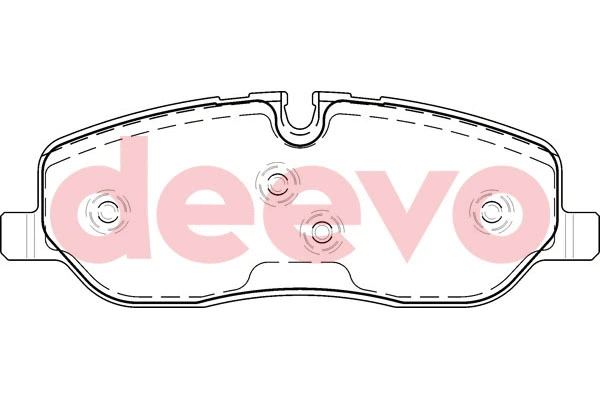 Kit de plaquettes de frein, frein à disque DEEVO BP55120