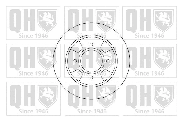 Disque de frein QUINTON HAZELL BDC3203