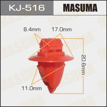 Clip, enjoliveur MASUMA KJ-516