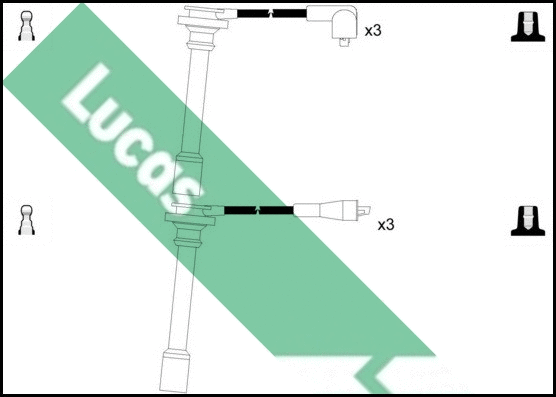 Kit de câbles d'allumage LUCAS LUC4251