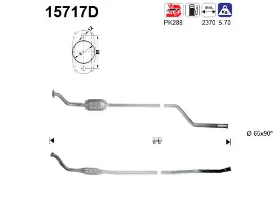 Catalyseur AS 15717D