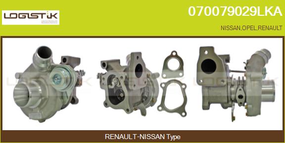 Turbocompresseur, suralimentation LGK 070079029LKA