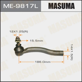 Rotule de barre de connexion MASUMA ME-9817L