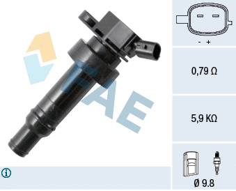 Bobine d'allumage FAE 80335