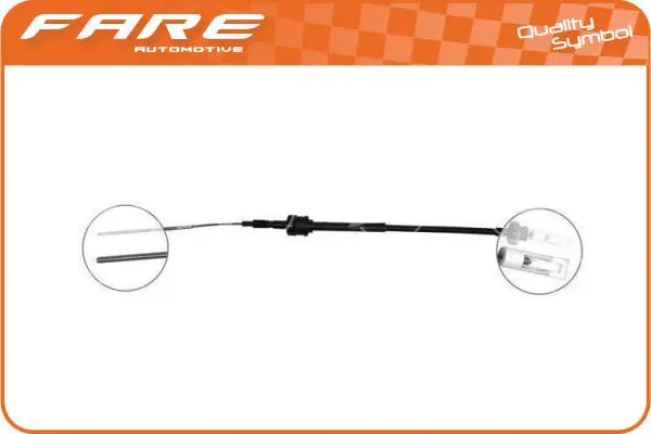 Tirette à câble, commande d'embrayage FARE-RCH 24533