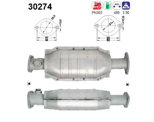 Catalyseur AS 30274