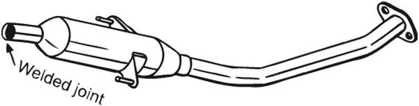Silencieux central BOSAL 284-573