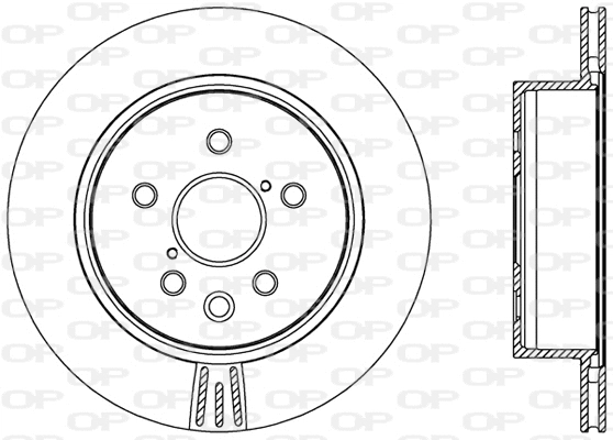 Disque de frein OPEN PARTS BDR2461.20