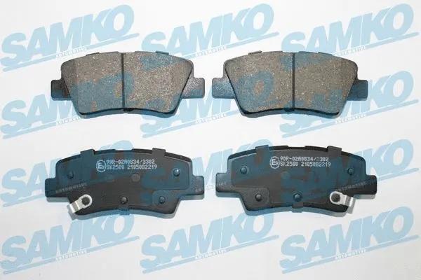 Kit de plaquettes de frein, frein à disque SAMKO 5SP2219