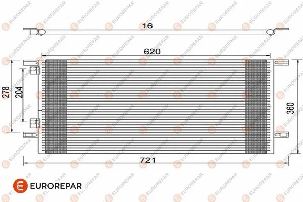 Condenseur, climatisation EUROREPAR 1609634580