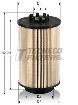 Filtre à carburant TECNECO FILTERS GS01059E