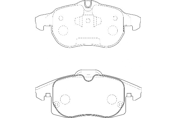 Kit de plaquettes de frein, frein à disque Omnicraft 2134910