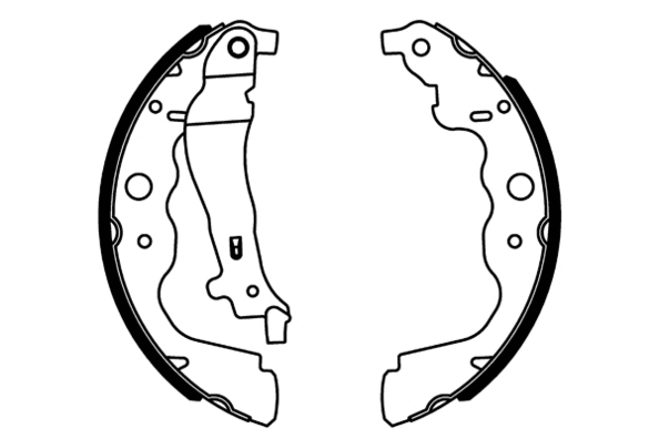 Jeu de mâchoires de frein E.T.F. 09-0682