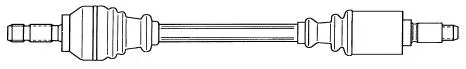 Arbre de transmission SERCORE 22681