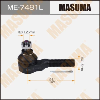 Rotule de barre de connexion MASUMA ME-7481L