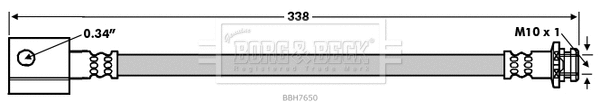 Flexible de frein BORG & BECK BBH7650