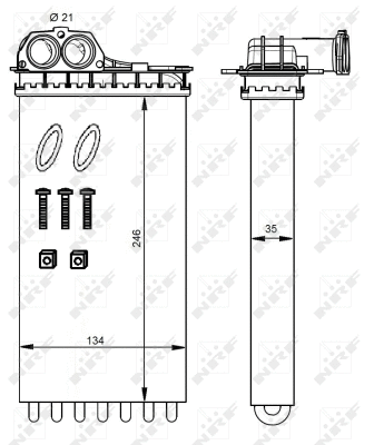 Système de chauffage NRF 54332