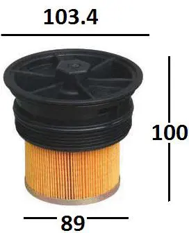Filtre à carburant JS ASAKASHI FE0022